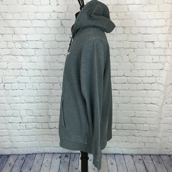 Vintage Nike Blue Tag Hoodie Pullover XL Swoosh Gray Size X-Large Mens - Picture 3 of 7